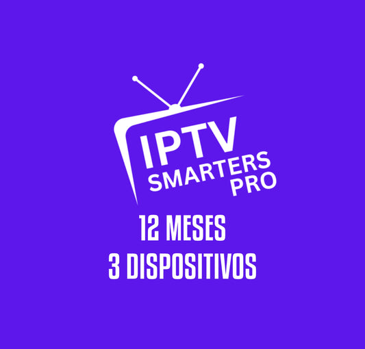 IPTV 12 MESES 3 DISPOSITIVOS