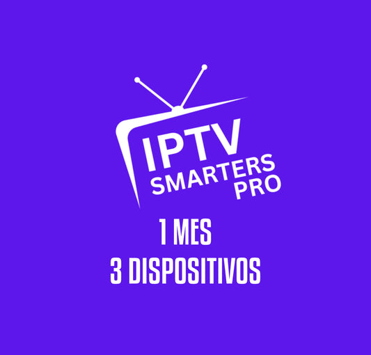 IPTV 1 MES 3 DISPOSITIVOS