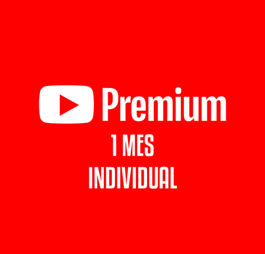 YOUTUBE 1 MES INDIVIUAL